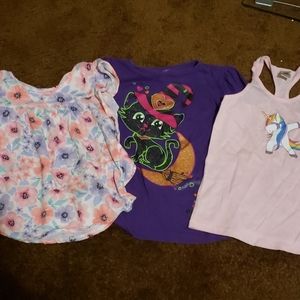 3 girls shirts worn 2 times